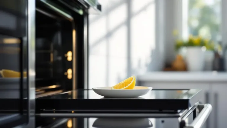 A chef explains why placing a lemon slice in a cold oven actually works