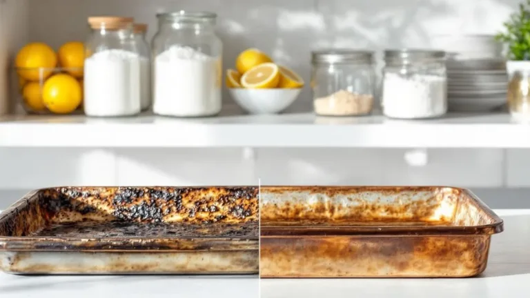 A chef reveals the pantry mixture that brings burnt baking trays back to life