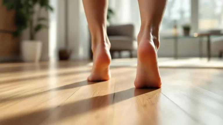 A leading podiatrist reveals why walking barefoot at home improves your balance