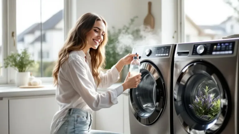 A woman pours one natural extract into her washing machine and the scent is so intense that neighbors ask what fragrance she uses
