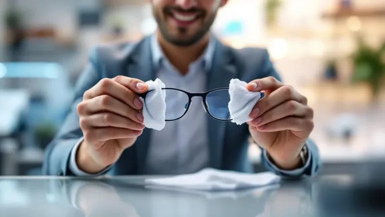 An optician reveals how to clean your glasses without cloths or liquids