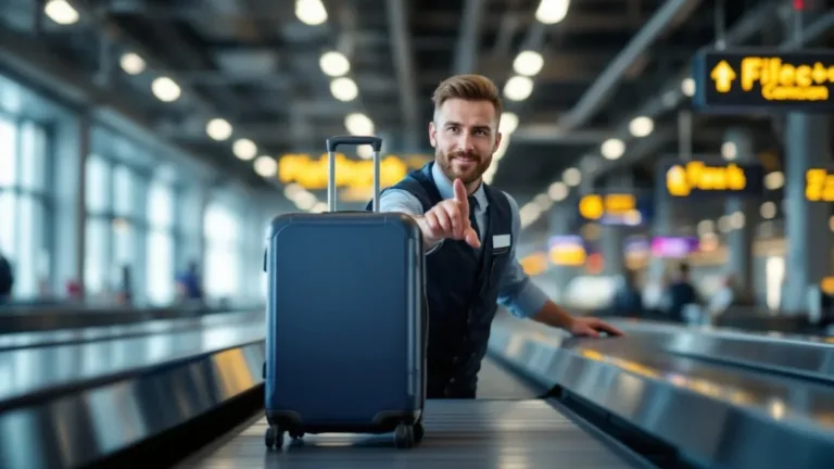Forget waiting, this airport worker trick gets your suitcase off the belt first