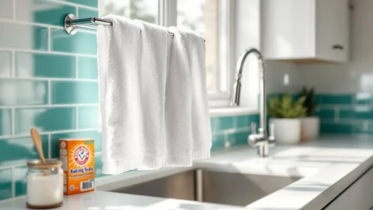 Home experts reveal why baking soda is out for whitening your kitchen towels