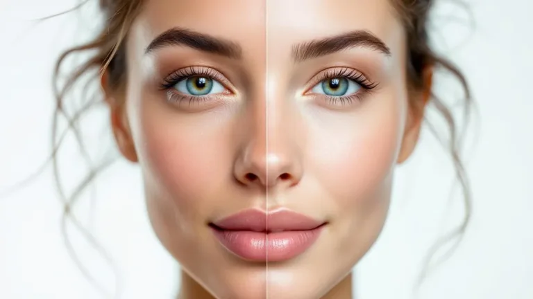 I applied moisturiser to only half my face for 7 nights, the difference was visible