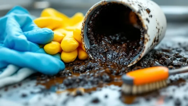 I cleaned my U-bend for the first time in years, the buildup was shocking