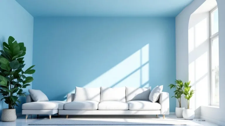 I painted my ceiling this colour, my small room suddenly feels twice as tall