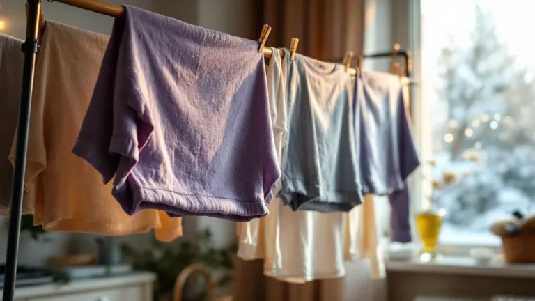 I tried this pantyhose trick all winter, my laundry dried twice as fast without a dryer