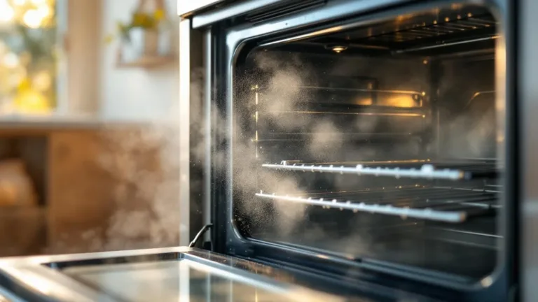 I tried this steam cleaning trick on my oven, the built-up grime melted away without scrubbing