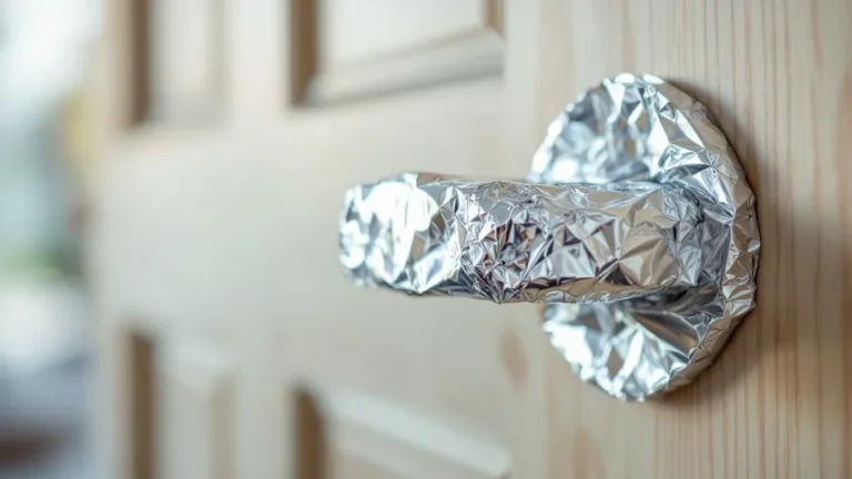 I tried wrapping my door handles in foil for 7 days, my neighbors think I’m crazy