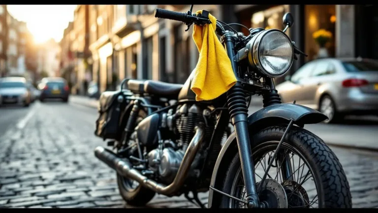 Neither a flag nor a sign, here’s what a yellow rag on a motorbike means