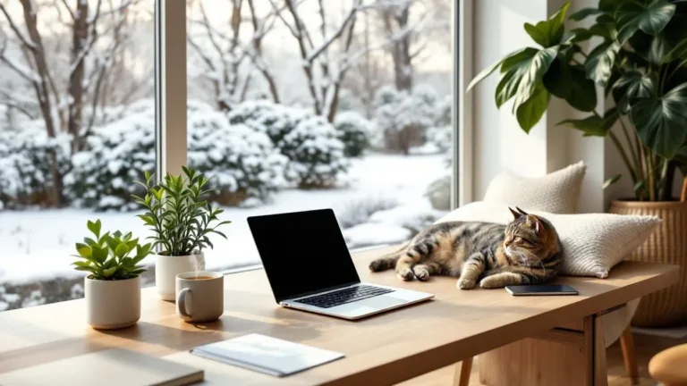 Neither heating nor blankets, this simple habit makes working from home noticeably easier in winter