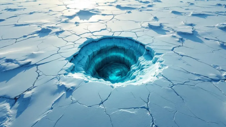 Neither satellites nor ground radar, this discovery lies buried under 2km of Antarctic ice