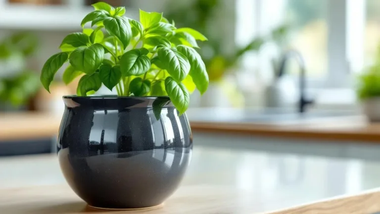 Neither soil nor fertilizer, this double pot trick keeps basil alive indoors