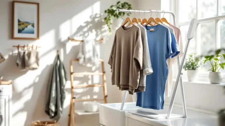 Neither tumble dryer nor radiator, this electric rack dries clothes perfectly