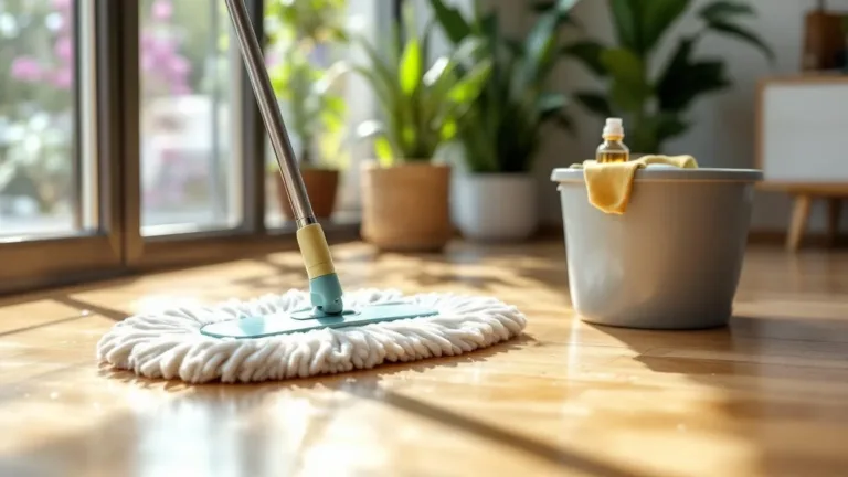 Neither vinegar nor lemon, just two drops in your mop bucket make your home smell amazing for days
