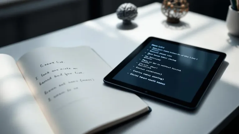 Neuroscientists reveal how your brain reacts differently to handwritten vs digital lists