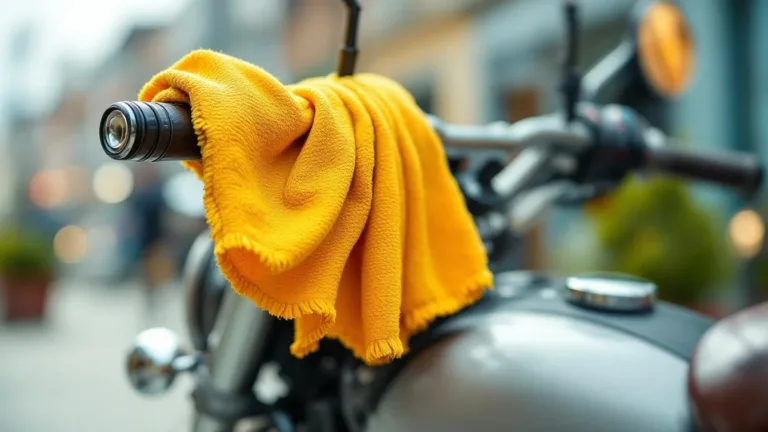 Not decoration nor coincidence, here’s what a yellow rag on a motorbike’s handlebar really means