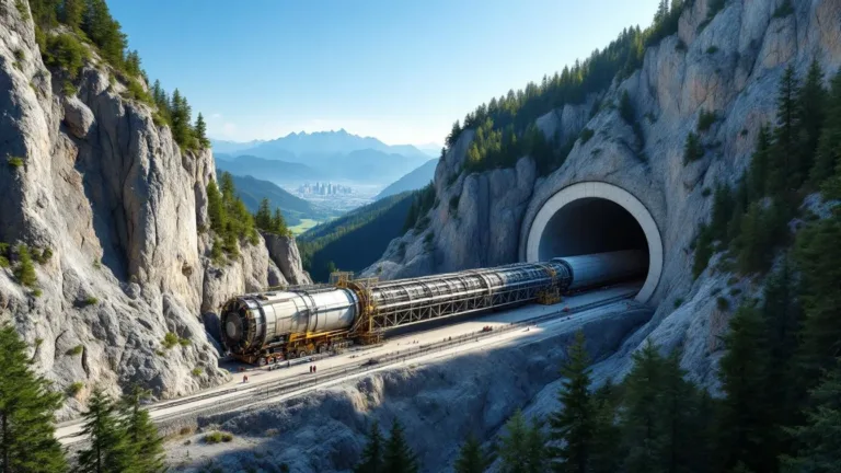 Swiss engineers reveal how 50 years of tunnel carving outshines city skylines