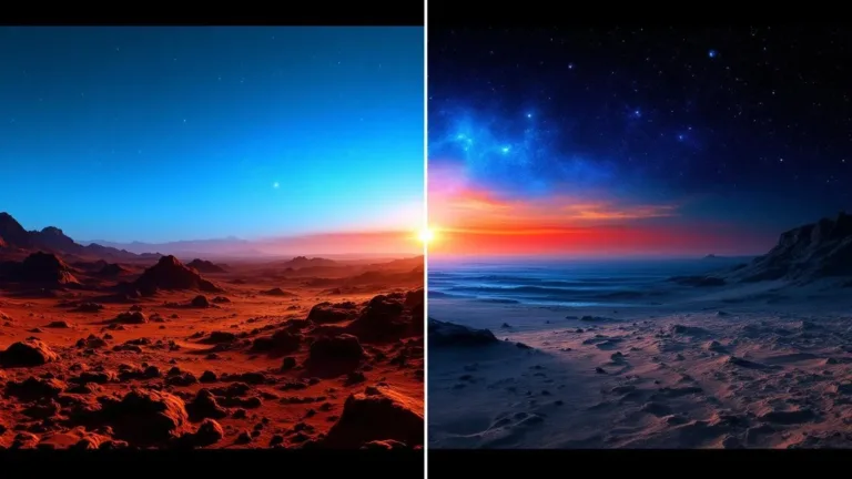 Why Mars sunsets are blue while Earth sunsets are orange and it changes everything we assumed