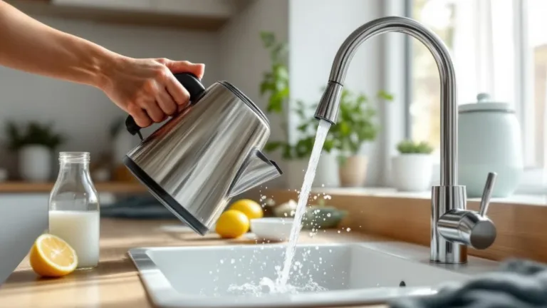 Why cleaning your kettle monthly prevents limescale buildup better than descaling products