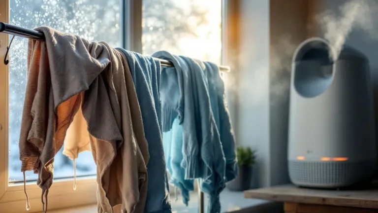 Why laundry takes longer to dry in January and the humidity fix