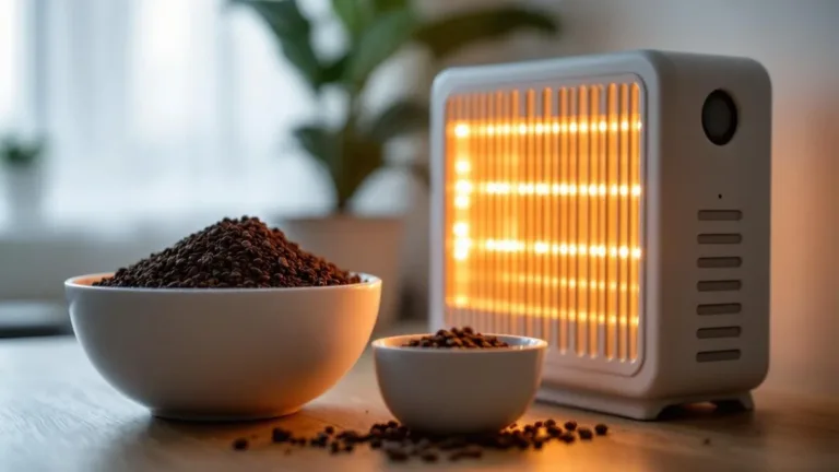 Why placing a bowl of coffee grounds near radiators is trending