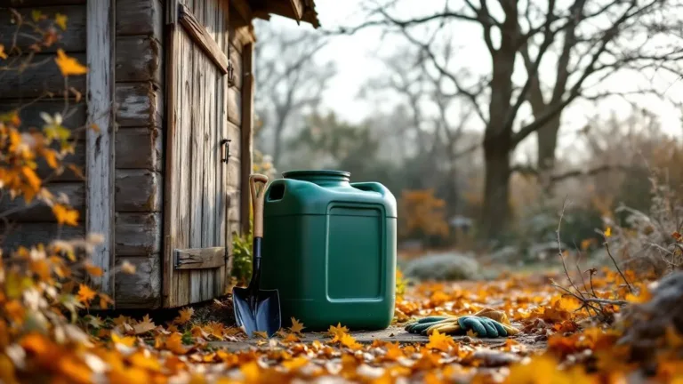 Why water butts need emptying before winter to prevent damage